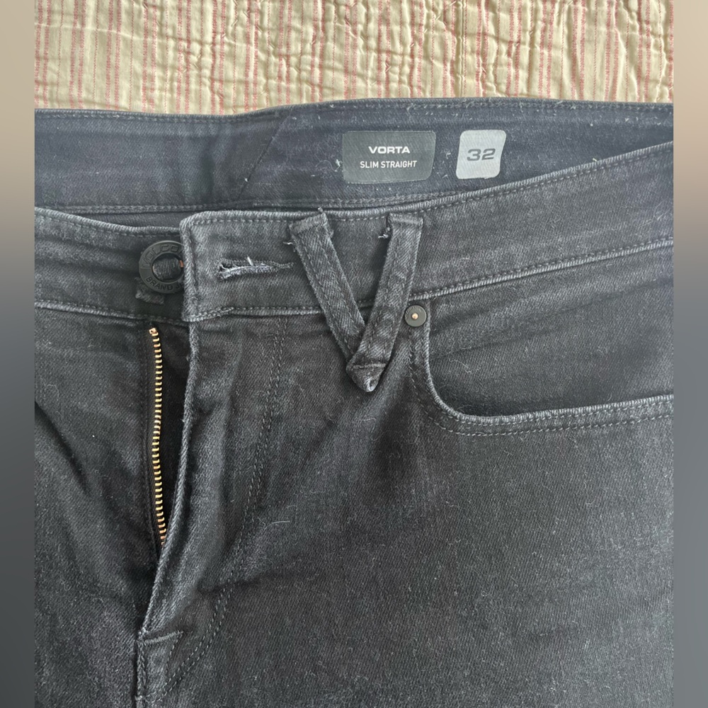 Volcom Vorta Slim Straight Black Jeans